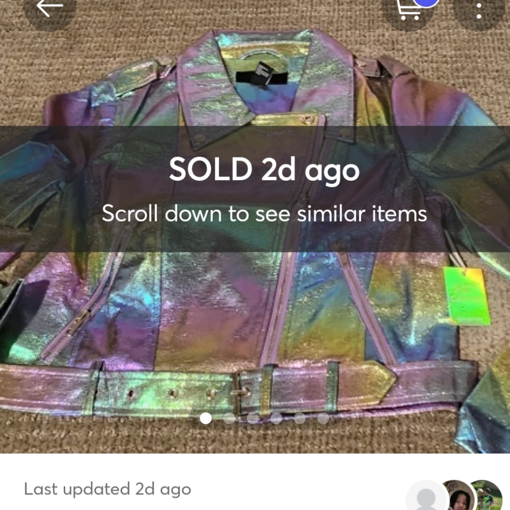 Forever21 All Rainbow Purple Jacket